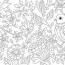 bird and flower coloring pages images