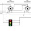 time delay relays to cycle a traffic signal
