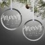 personalized glass christmas ornaments