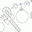christmas ornament colouring pages