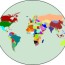 world map simple mapchart