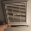 broken bathroom vent exhaust fan