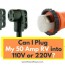 plug my 50 amp rv into 110v or 220v