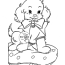 puppy coloring pages clip art library