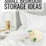18 small bedroom storage ideas