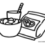 snack coloring pages