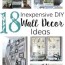 18 inexpensive diy wall decor ideas