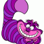 cheshire cat coloring page printable