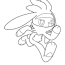 raboot pokemon coloring page for kids