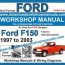 ford f150 1997 to 2003 workshop repair