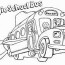 printable school bus coloring page for kids