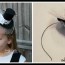 mini top hat headband diy home tutorials