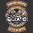 power cruiser motorcycle t shirt design