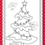 christmas tree coloring pages life is