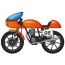 orange motorcycle
