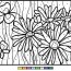 daisy color by number coloring page