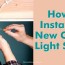 how do i change a ceiling light socket