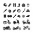 motorbike parts vector images over 1 800