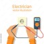 electrical wiring vector illustration