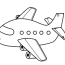 free airplane coloring pages for kids