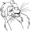 evil scar the lion king coloring page