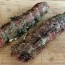 grilled lamb backstrap stuffed with