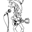 country singer coloring page coloring
