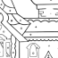 house castle coloring page difficult