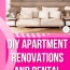 diy apartment renovations and rental