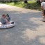 a homemade tethered hovercraft for kids