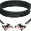 x cat rj45 2 x audio system cable
