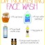 diy essential oil face wash with