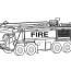 fire trucks coloring pages free