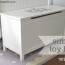 simple modern toy box with lid ana white