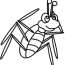 print grasshopper coloring page for