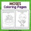 moses coloring pages mamas learning