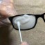 anti reflective coating from glasses