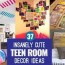 teen bedroom ideas for diy decor