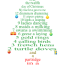 christmas lyrics as tree decorations