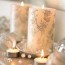 christmas candles decorating with