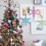 candy colored christmas tree