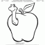 coloring page of apple png images
