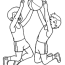 basketball kids coloring pages