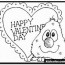 happy valentines day coloring page 17