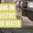 electric water heater in an rv