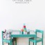 diy kids table makeover the sweetest