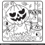 halloween coloring page kids download