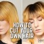 how to cut your own hair during lock