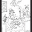 four children coloring page passover