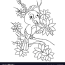 cartoon bird coloring page royalty free